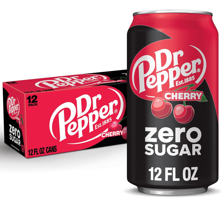 Dr Pepper Cherry Zero Sugar Soda T5