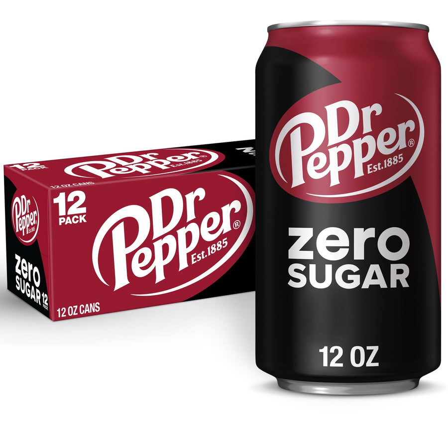 Dr Pepper Zero Sugar Soda W4